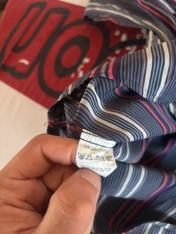 Chemise à rayures Eden Park - Taille L - photo numéro 10