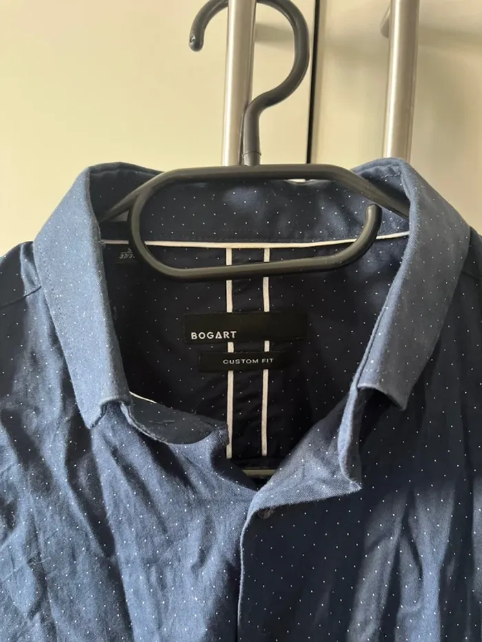 Chemise bleu manches longues Bigard - photo numéro 2