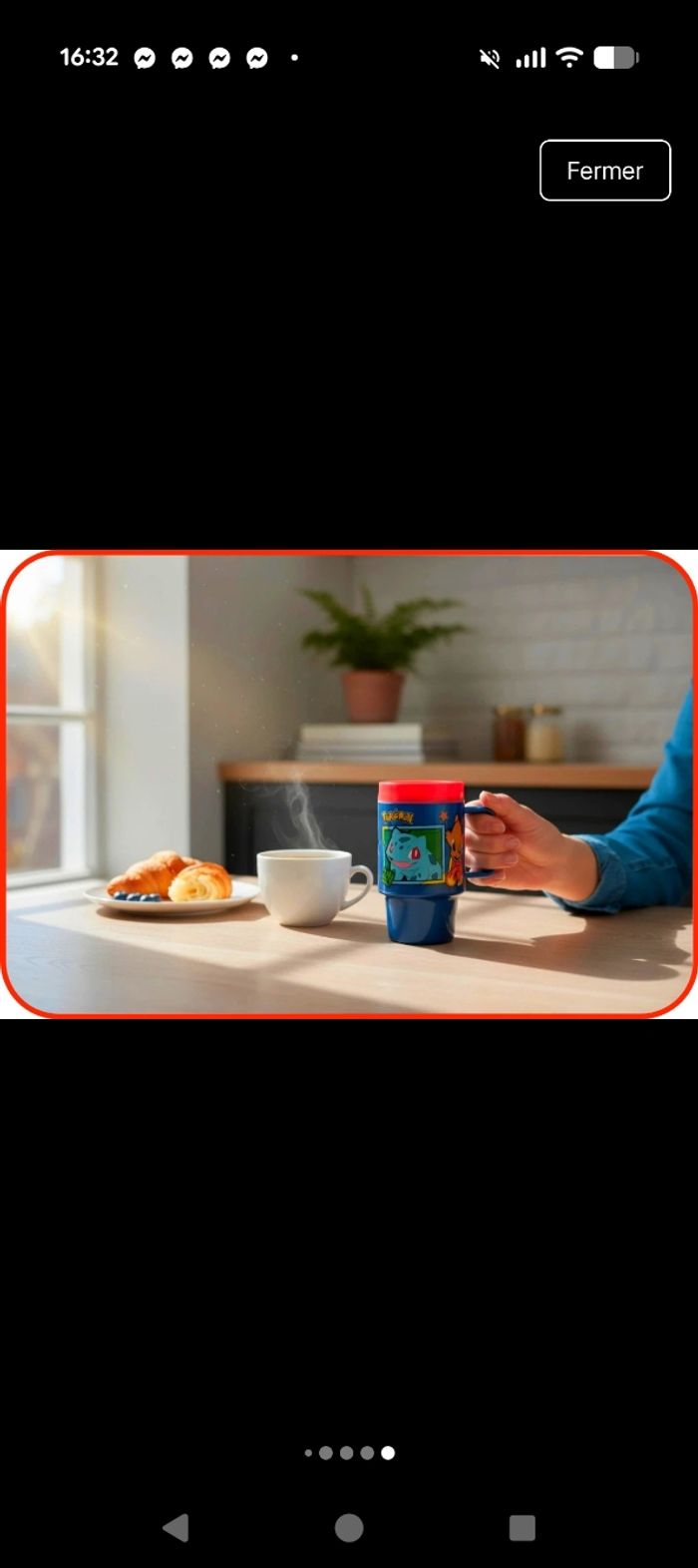 Tasse à paille Pokémon - Pikachu & Starters neuve - photo numéro 9