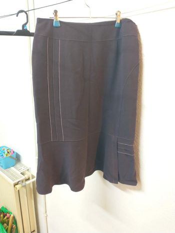 Jupe Christine LAURE taille 42 coloris violet