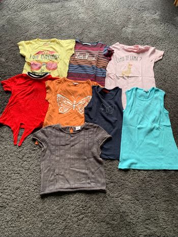 Lot de t-shirts fille