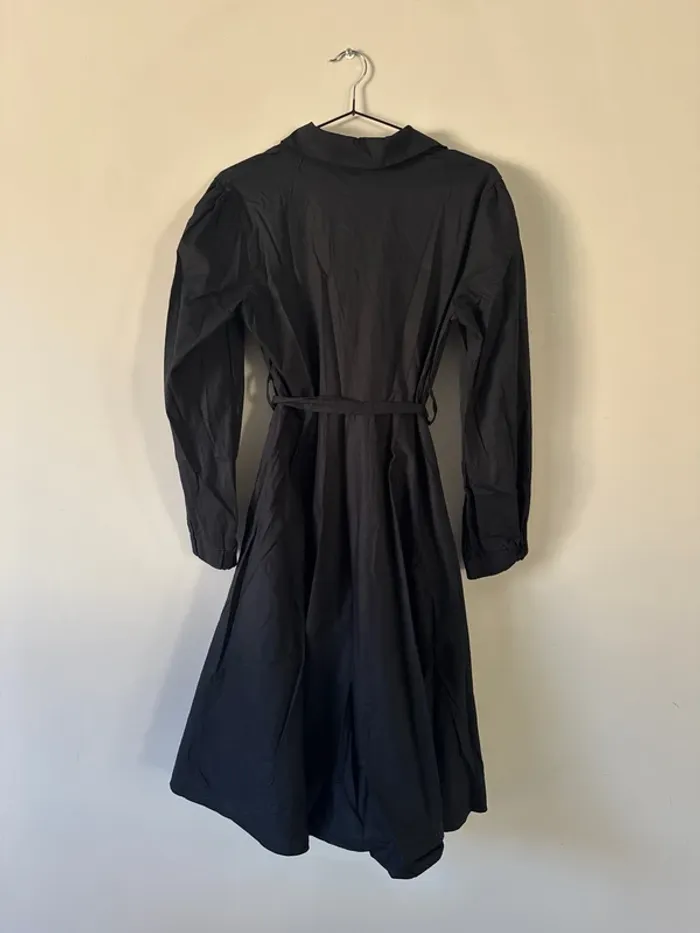 👗 Robe noir - effet chemise - taille unique - neuf sans étiquette - new collection - photo numéro 6