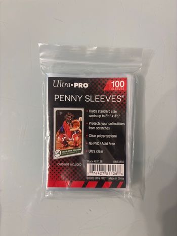 1 paquet de 100 Sleeve Toploader NEUF