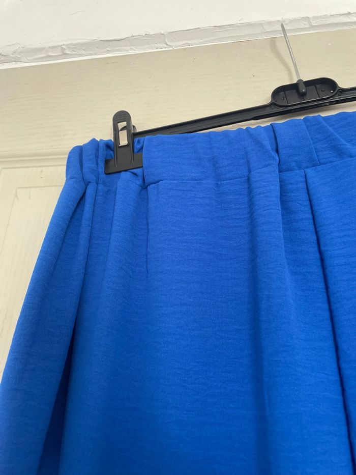Pantalon en lin bleu 700 - photo numéro 3