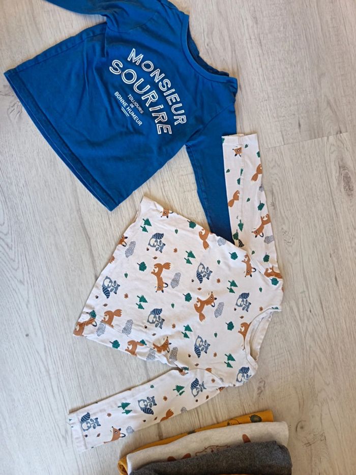 Lot 4 hauts tee shirts manches longues 24 mois 2 ans - photo numéro 7