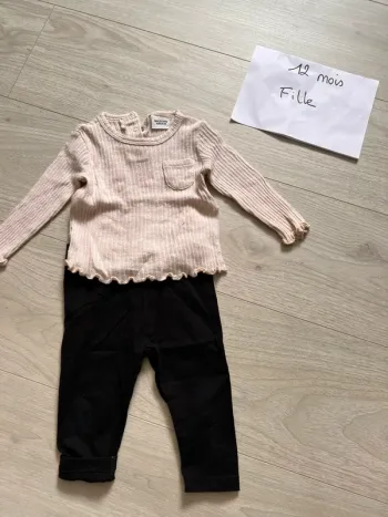 Ensemble fille, 12 mois