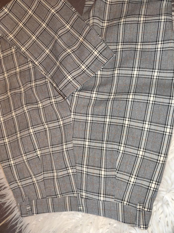 Pantalon de tailleur à carreaux - photo numéro 6