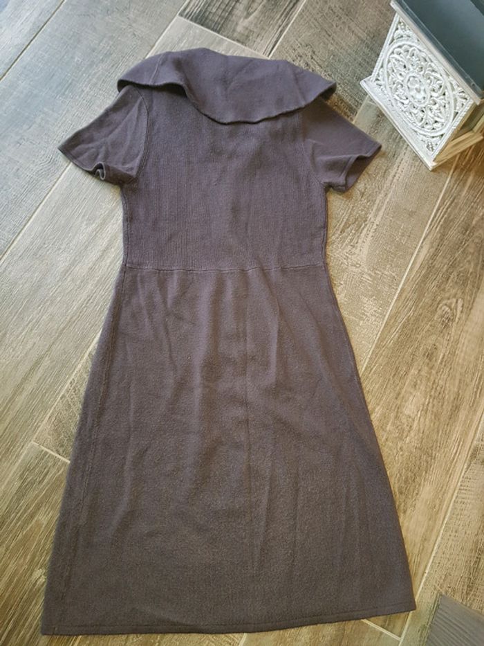 Robe pull gris/marron - photo numéro 2