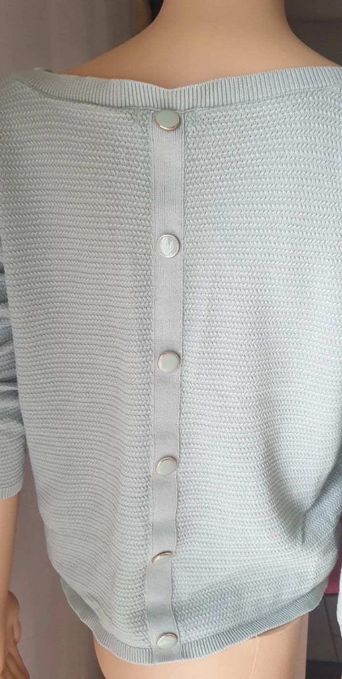 💜 Pull taille 40 L Cache Cache #emyfleury_40femme - photo numéro 5