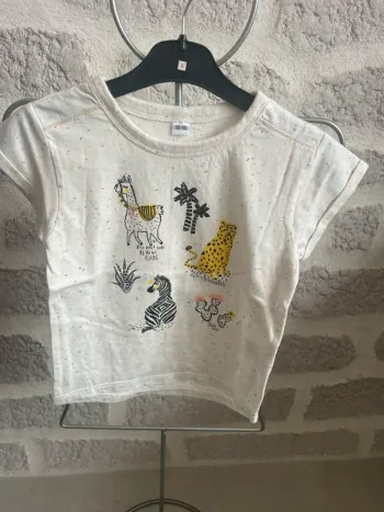 Tee shirt fille 6 ans safari jungle Zeeman