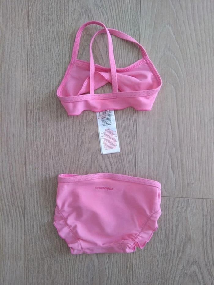 Maillot de bain 2 pièces rose Decathlon 6 mois - photo numéro 2