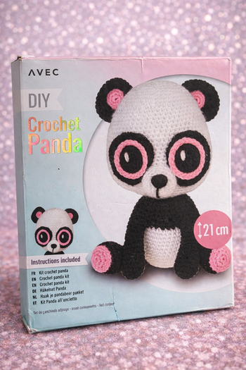 Kit crochet panda DIY enfant