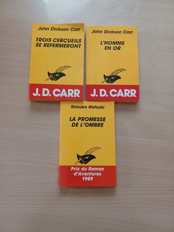 Lot 3 livres polar