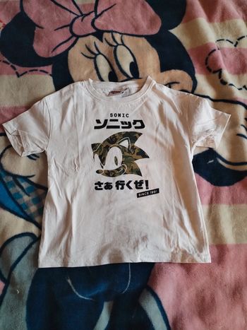 Tee-shirt manche courte garçon sonic