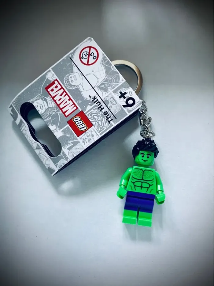 Porte-clés LEGO Marvel - Hulk (Réf. 854321) - Neuf - photo numéro 6