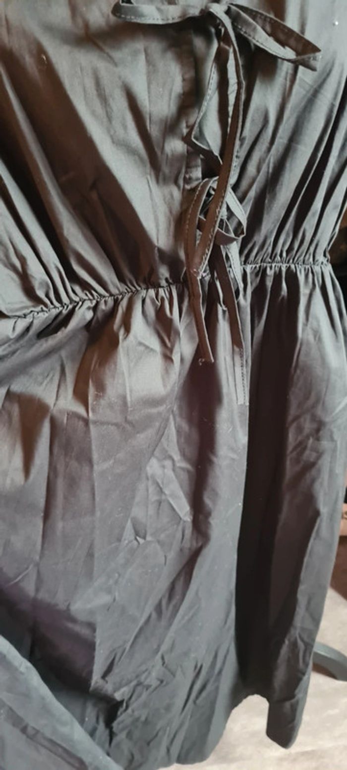 Robe longue noir 100%coton - photo numéro 4