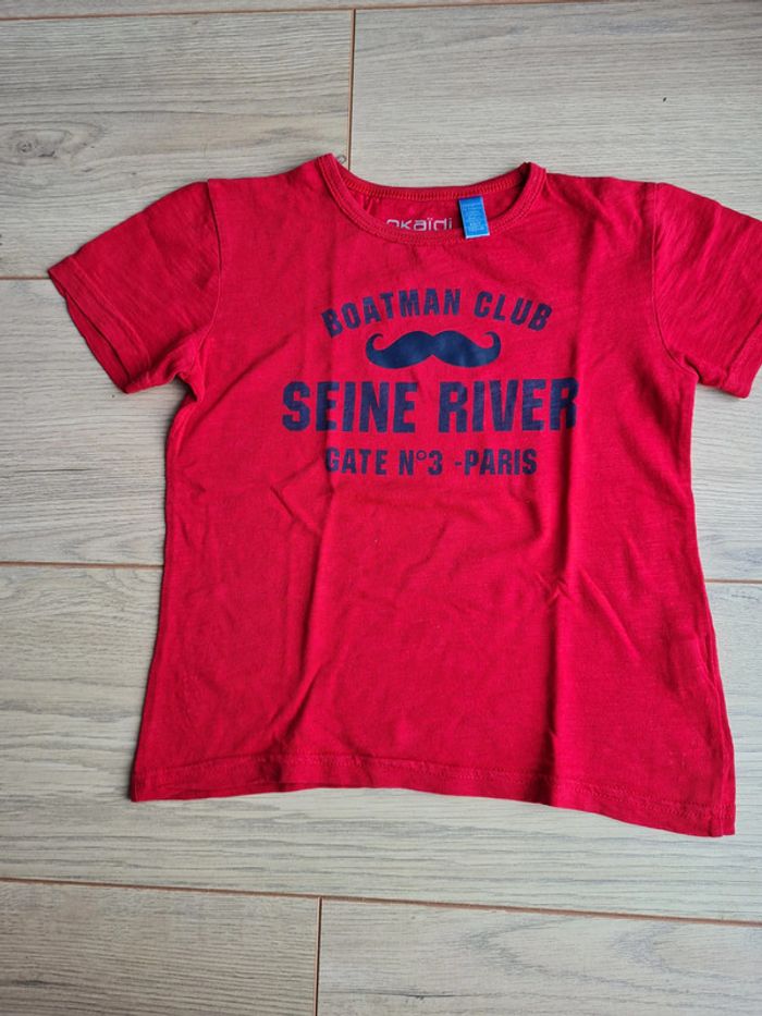 Tshirt Okaidi 4 ans Rouge