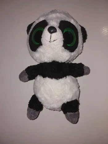 Peluche Panda 🐼 aux grands yeux verts. TY