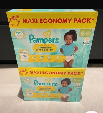 Pampers premium protection taille 6
