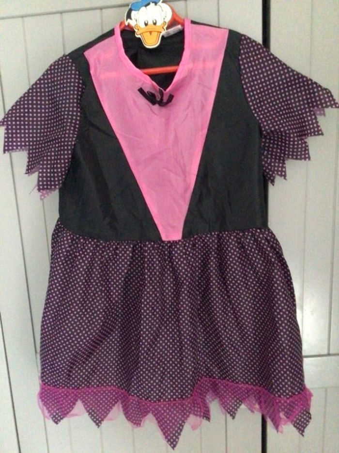 Déguisement robe sorcière fille 7-9 ans
