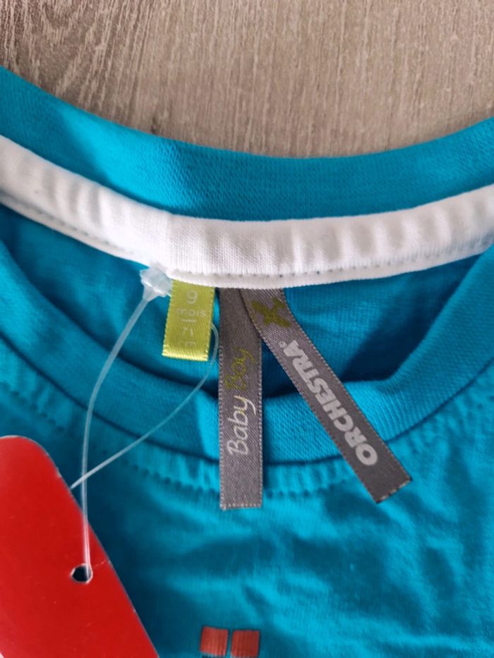 Tee-shirt bleu - photo numéro 3