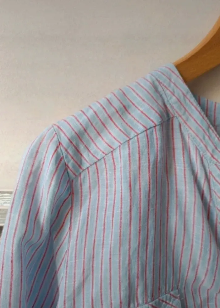Chemise blouse Antonelle t.36 100% lin - photo numéro 3