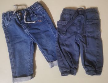 Lot de 2 pantalons TAPE À L'ŒIL  6 mois