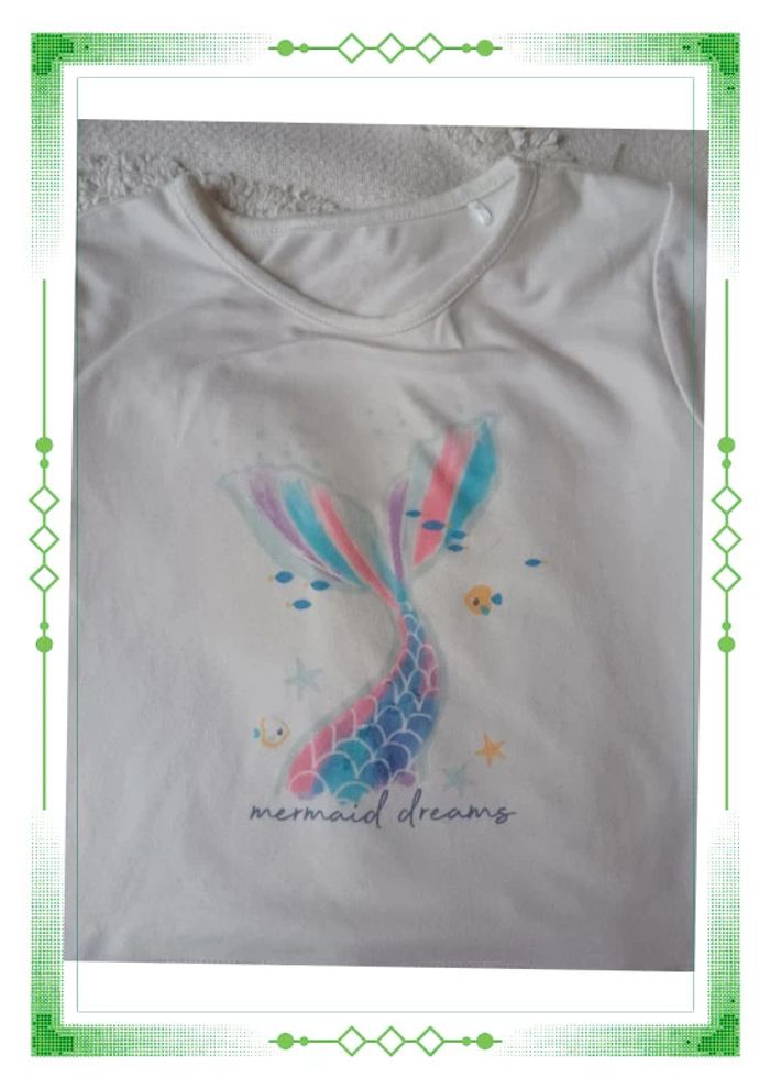 Pyjama fille sirene 3ans - photo numéro 3