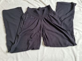 Pantalon large fluide de grossesse