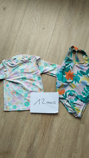 2 vêtements de bain 
