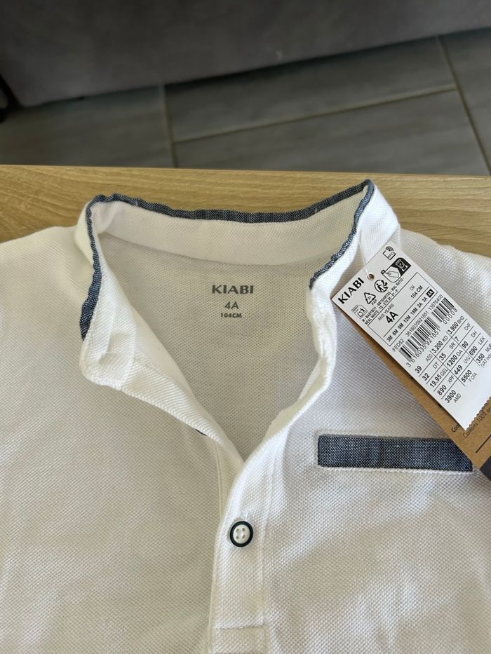 Ensemble Kiabi neuf (polo/short) garçon en 4 ans - photo numéro 4
