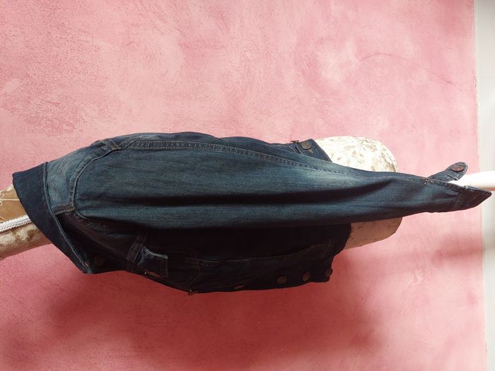 Veste en jean bleu brut Camaieu taille 38 - photo numéro 3