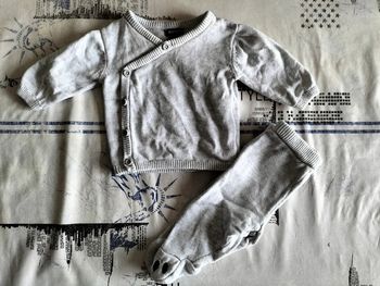 Ensemble gilet et pantalon gris