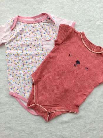 Lot de deux body été - 12 mois