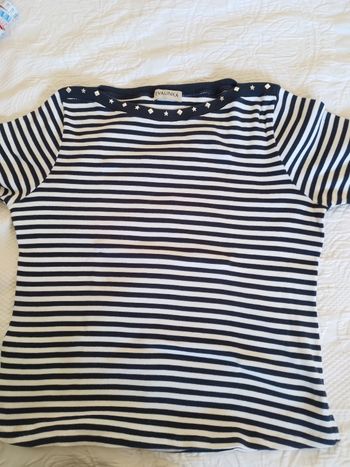 Tee shirt a rayure