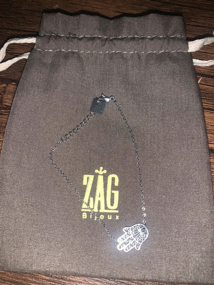 Bracelet Zag bijoux argent main fatma - photo numéro 3