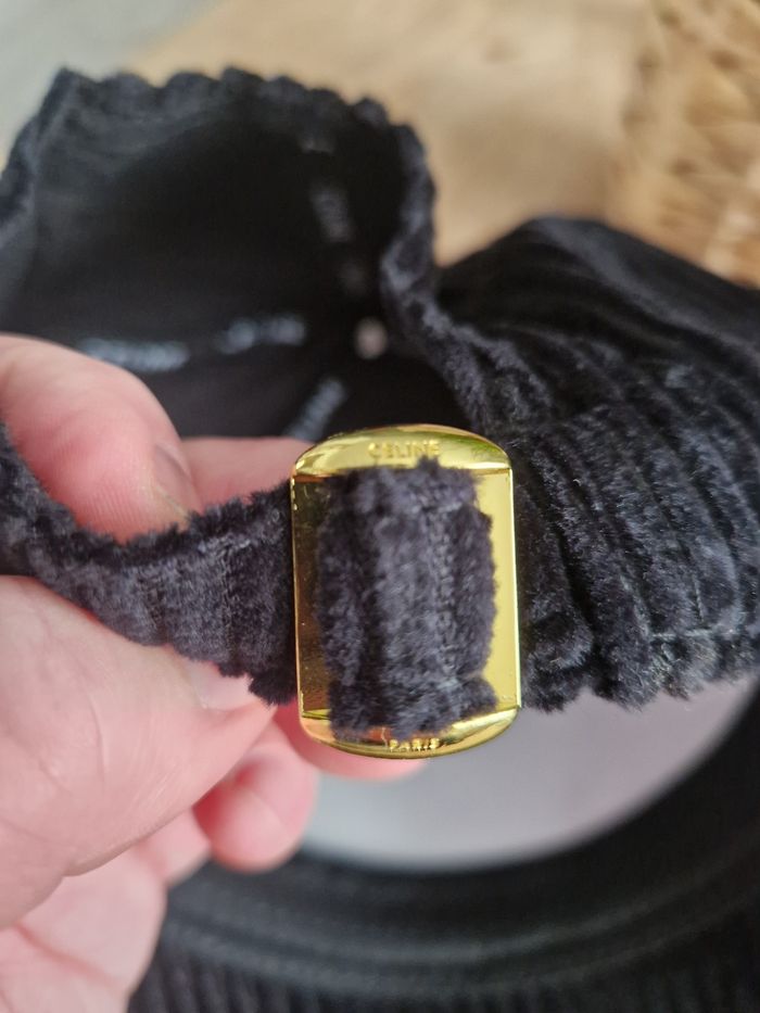 Casquette triomphe Céline  noir - photo numéro 3