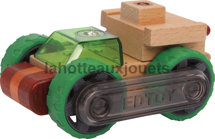 CAMION AMBULANCE EN BOIS SMALL FOOT LEGLER N° 6835 - photo numéro 4