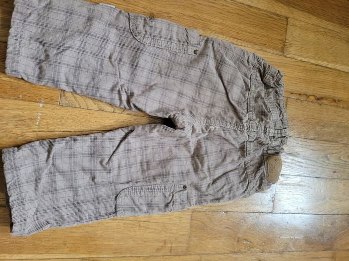 Pantalon doublé coton Sergent Major 6 mois - photo numéro 2