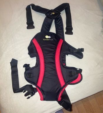 Porte bebe kinderkraft noir et rouge