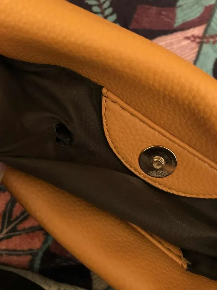 💛🍁Sac bandoulière Parfois jaune ocre doré automnal Crossbody bag golden ochre for autumn 🍁💛 - photo numéro 16