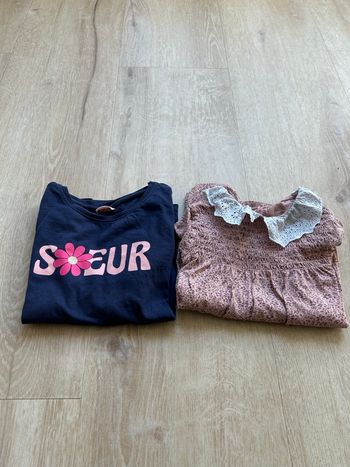 Lot 2 t-shirts manches longues