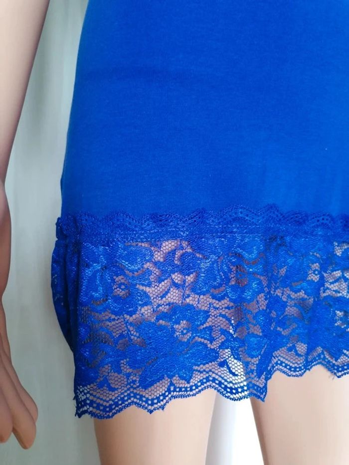 Long Tee-shirt Musthave bas dentelle S - photo numéro 2