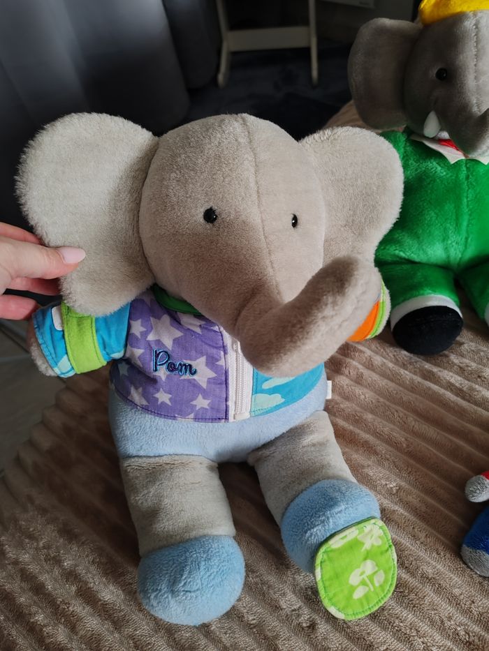 Lot peluche Babar - photo numéro 6