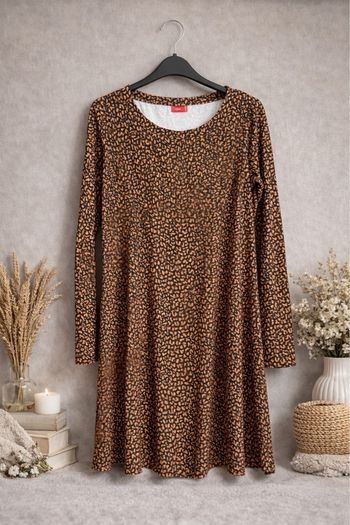 Robe noire et marron femme T34/36 tissaia