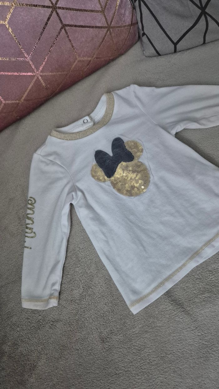 Tee-shirt minnie 6mois - photo numéro 2