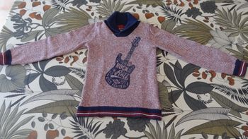 Pull guitare garçon sergent major 10 ans