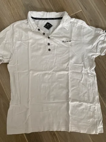 tee shirt homme S blanc du nil