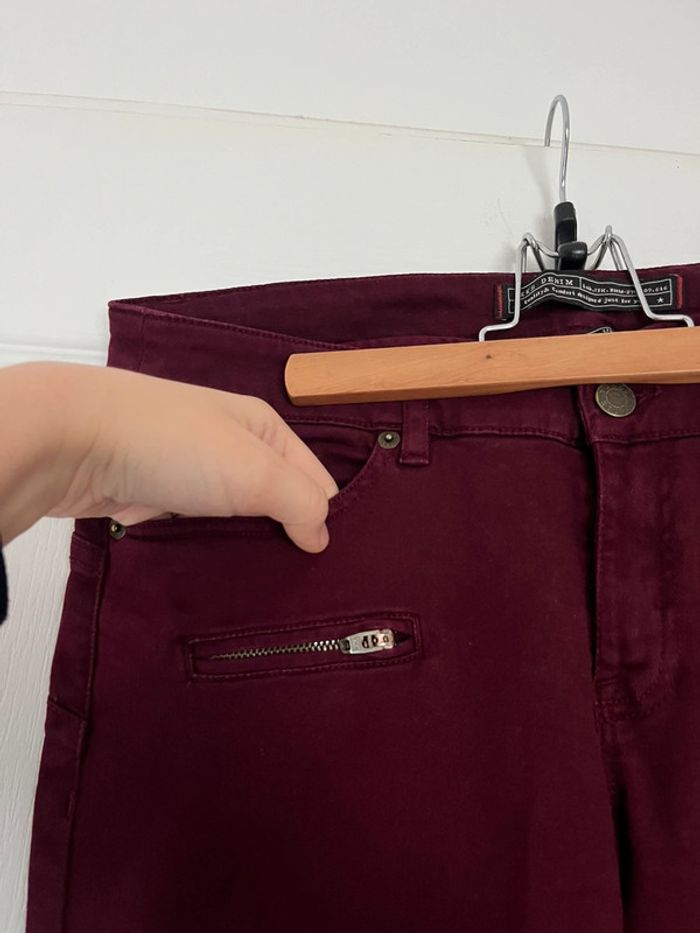 Ensemble (blouse Cache Cache + pantalon taille basse Ikks) taille M très bon état - photo numéro 13
