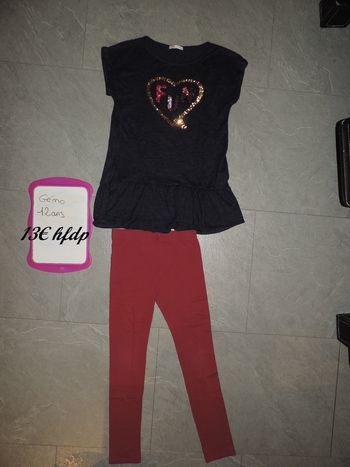 ensemble gémo taille 12 ans